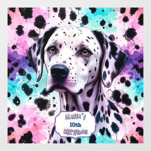 Pastel Dalmatian Dog Birthday Party