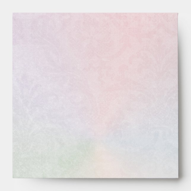 Pastel Damask Envelopes (Front)