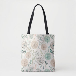 Pastel Dandelion Dreams – Whimsical Floral (2) Tote Bag