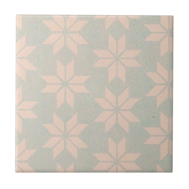 Pastel delicate flowers tile (Front)