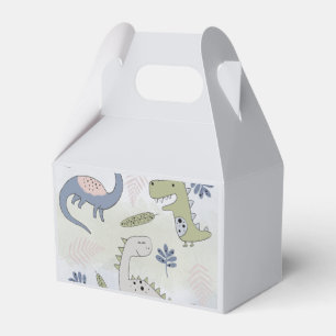 Pastel Dinosaur Favour Box