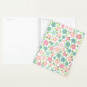 Pastel Ditsy Floral Shabby Chic Coquette Planner