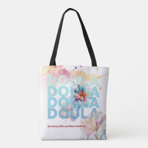 Pastel Doula Midwife Baby Labour Delivery Nurse Tote Bag