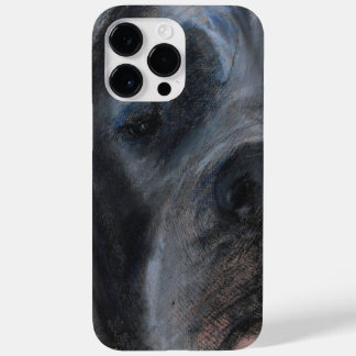 Pastel drawing blue Great Dane Case-Mate iPhone 14 Pro Max Case