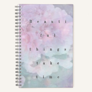 Pastel Dream Floral Spiral Notebook. Notebook
