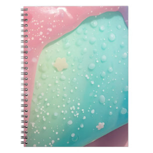 Pastel Drip Kawaii Candy Character Art Notebook