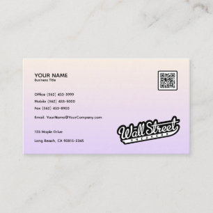 Pastel Dual Gradient - Business Card Design
