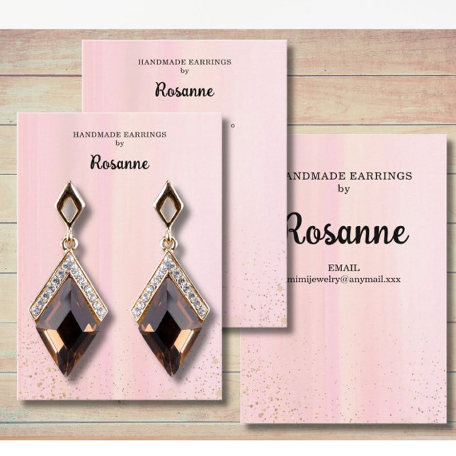 Pastel Earring Display  Business Card (Creator Uploaded)