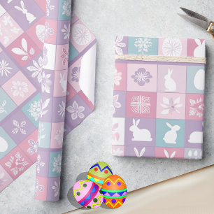 Pastel Easter Bunny Cute Giftwrap Wrapping Paper