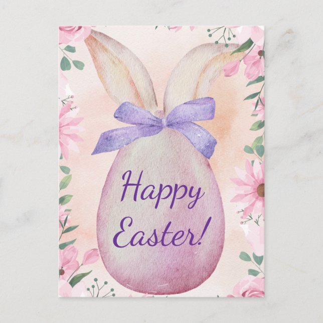 Pastel Easter card (Front)