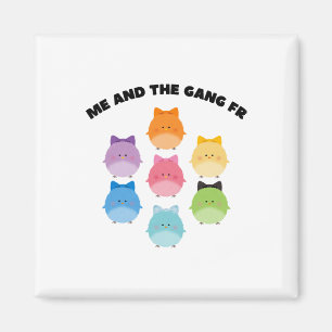 Pastel Easter Funny Homies Meme Cute Ba  Magnet