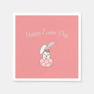 Pastel Easter Paper Napkins - Personalised