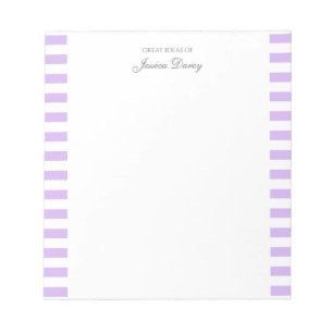 Pastel Elegant Classic Script Great Ideas Feminine Notepad