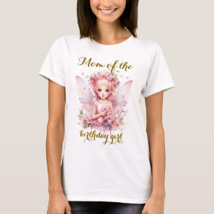 Pastel Fairy floral garden tea party birthday Mum T-Shirt