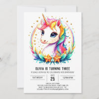 Pastel Fantastic Unicorn Birthday