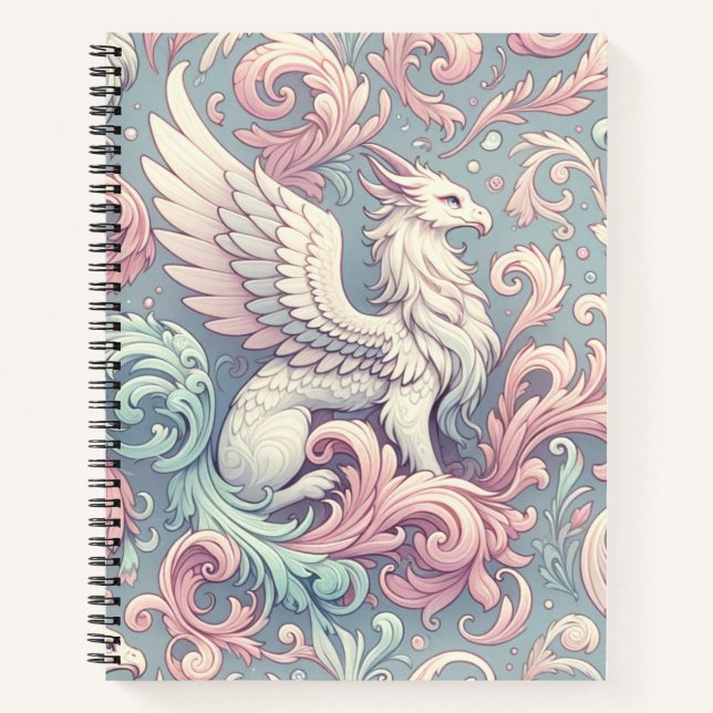 Pastel Fantasy Griffin  Notebook (Front)
