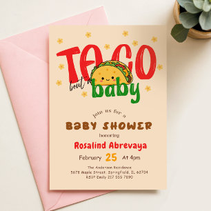 Pastel Fiesta Mexican Taco Bout a Baby Shower Invitation