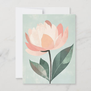 Pastel Flora in Stillness #088 Postcard