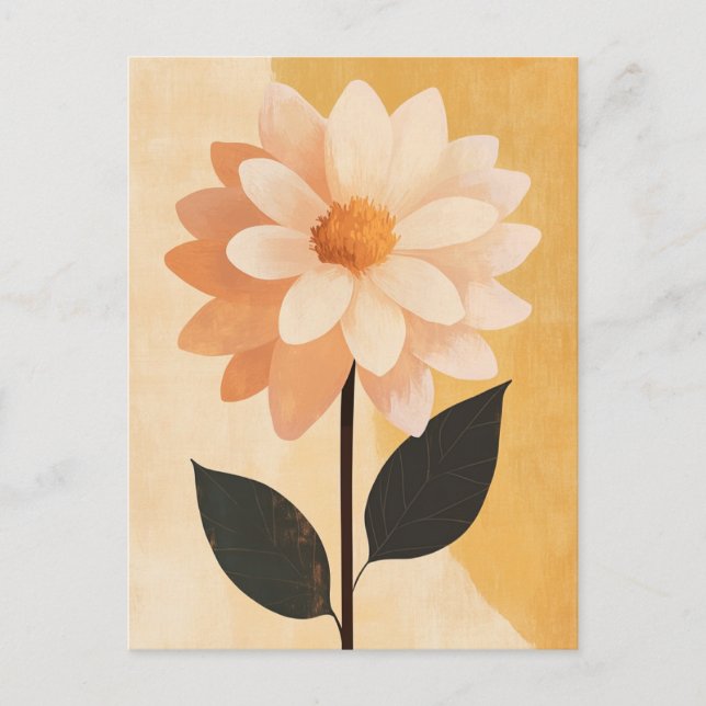 Pastel Flora in Stillness #090 Postcard (Front)