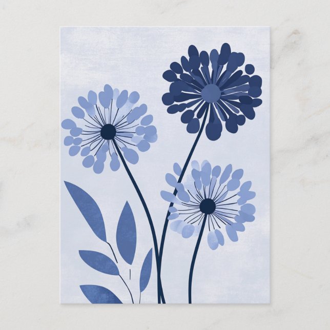 Pastel Flora in Stillness #102 Postcard (Front)