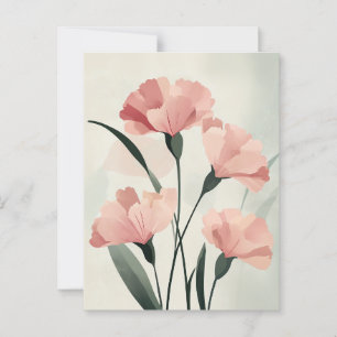 Pastel Flora in Stillness #103 Postcard