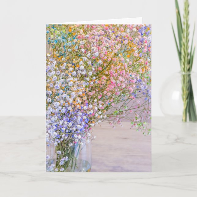 Pastel Floral Any Occasion Card (Front)