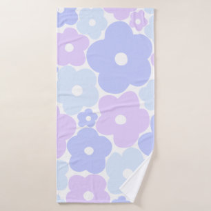 Pastel Floral Bath Towel Set
