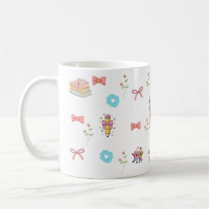 Pastel Floral Book Aesthetic Mug