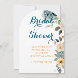 PASTEL FLORAL BRIDAL SHOWER INVITATION