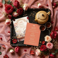 Pastel Floral Chinese Tea Ceremony Wedding Design