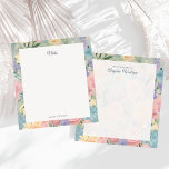Pastel Floral Garden Custom Notepad<br><div class="desc">Introducing our Pastel Floral Garden Notepad, where practicality meets beauty in perfect harmony. Adorned with delicate pastel floral designs, each page is a canvas for your thoughts, ideas, and to-do lists. Whether it's jotting down reminders or capturing moments of inspiration, this notepad adds a touch of elegance to your daily...</div>