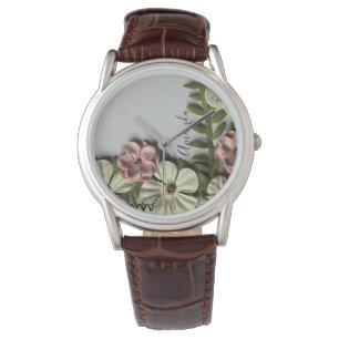 Pastel Floral Garden Watch