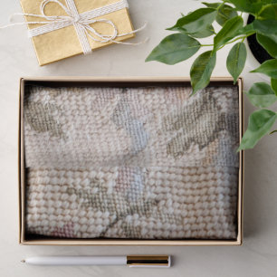Pastel Floral Needlepoint Photography Tissue Paper
