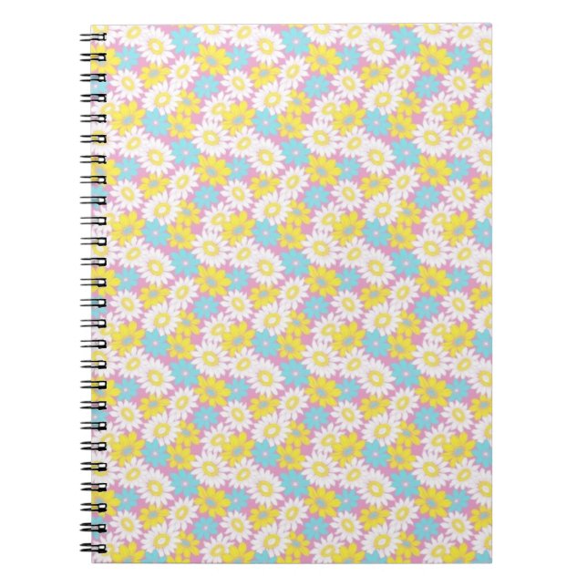 Pastel floral notebook (Front)