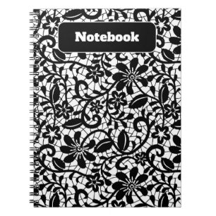 Pastel Floral Pattern Aesthetic Notebook 