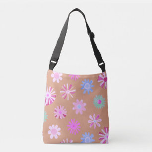 Pastel Floral Pattern Tote Bag