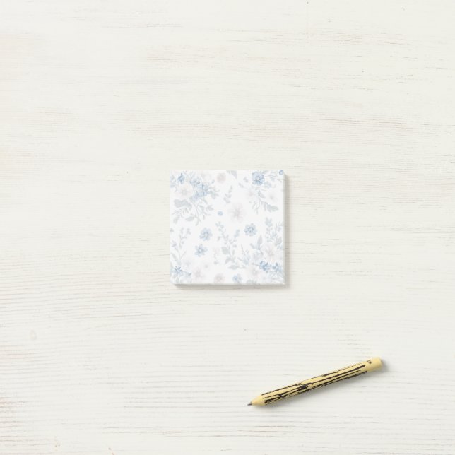 pastel floral post-it notes (On Desk)