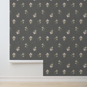 Pastel Floral Scatter Wallpaper