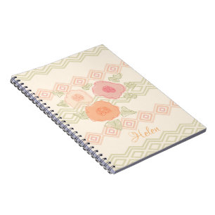 Pastel Floral Spiral Notebook