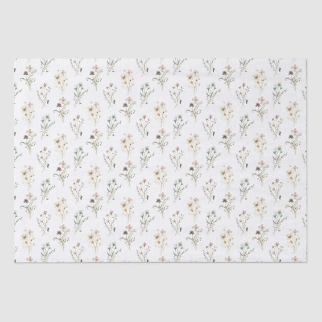 Pastel Floral Tissue Paper (Front)