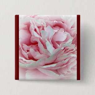 Pastel Flower 15 Cm Square Badge