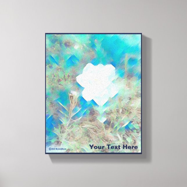 Pastel Flower Canvas Print (Front)