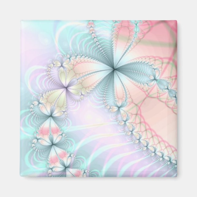 pastel flower chains magnet (Front)