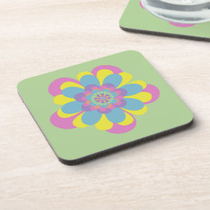 Pastel Flower Coaster