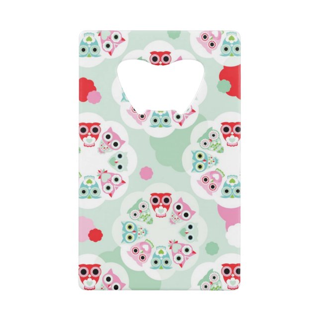 pastel flower owl background pattern (Front)