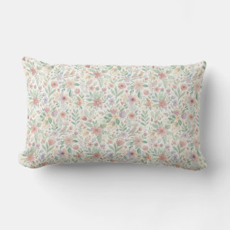Pastel Flower Pillows & Poufs