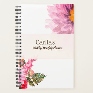Pastel Flower Weekly/Monthly Planner