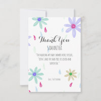 Pastel Flowers | Authentic Hand Drawn Baby Shower