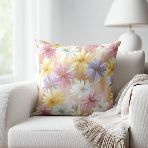 Pastel Flowers Cushion