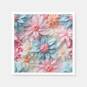 Pastel Flowers Napkin
